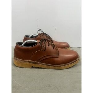 Thomas McCan Men's Brown Leather Derby Oxford Dress Shoes Size 11 Classic Style